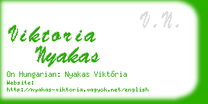 viktoria nyakas business card